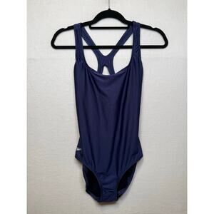 Speedo Women's Aquatic Moderate Ultraback Swimsuit, Navy, Size 12
